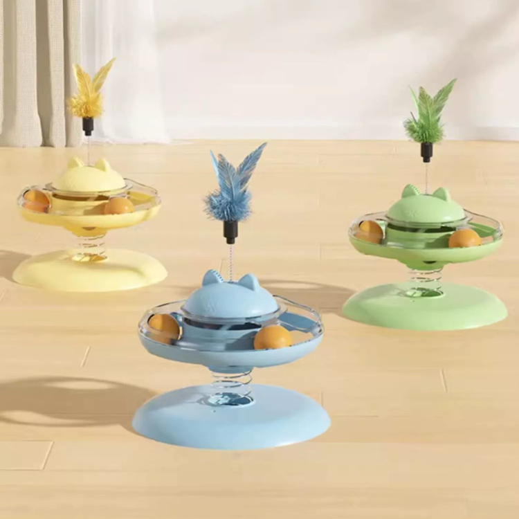 Cat Toy Leaking Food Turntable Kitten Toy Cat Supplies