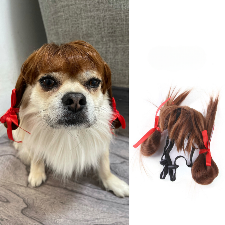 Pet Hair Wig Funny Costume