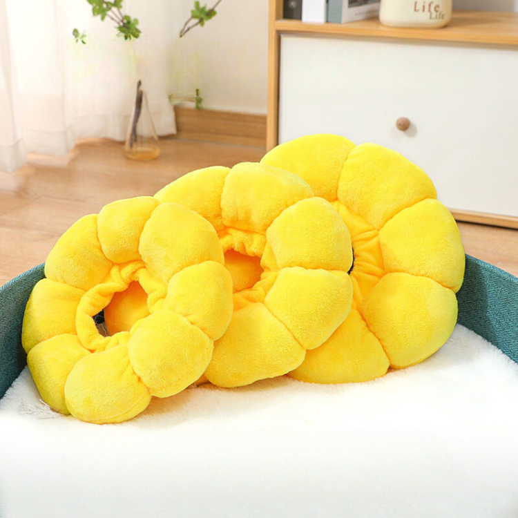 Sunflower Anti-licking Plush Collar