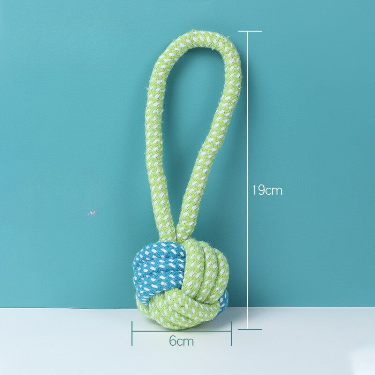 Pet Dog Knotted Rope Pull Tug Toy