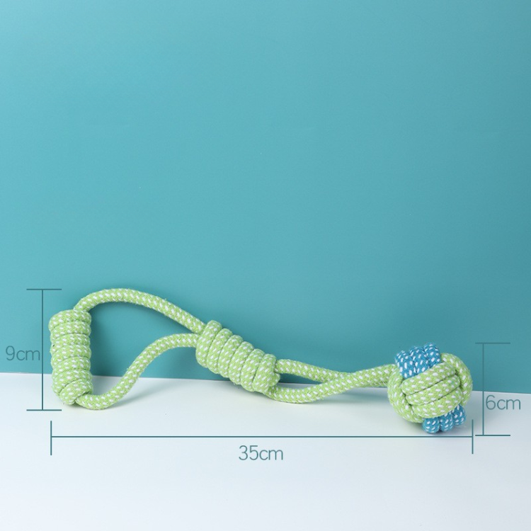 Pet Dog Knotted Rope Pull Tug Toy