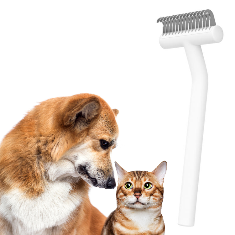 Pet Deshedding Knotting Comb Brush