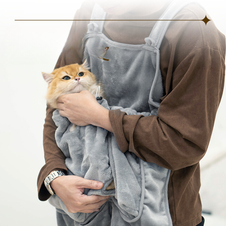 Cat Grooming Apron Pet Cape