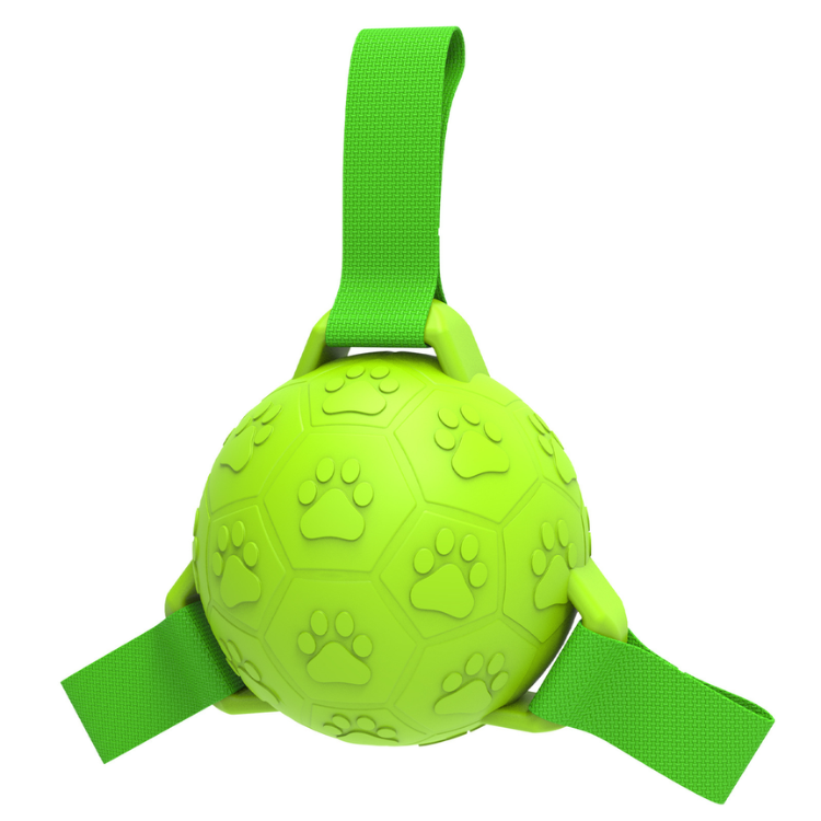 Dog Toys Socccer Balls with Straps