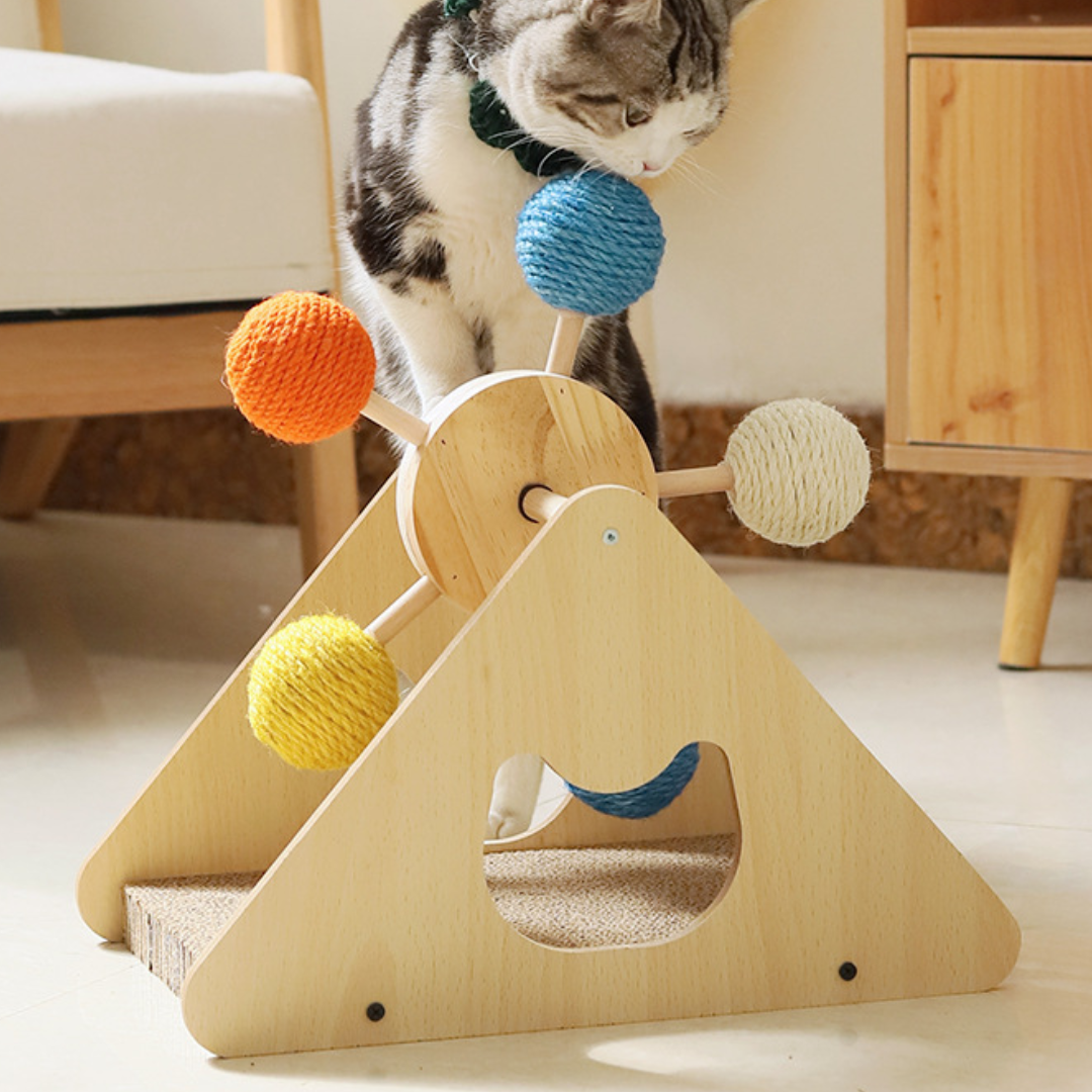 Interactive Ferris Wheel Cat Scratcher Toys