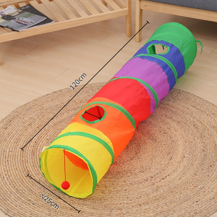 Foldable Cat Tunnel Toys For Indoor Cats