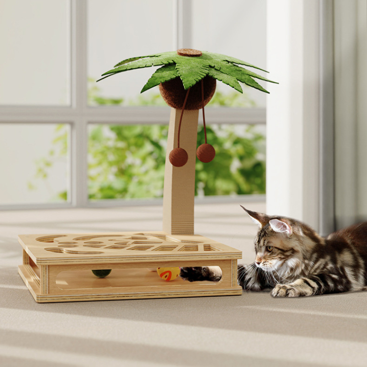 Cat Maze Box Bell Ball Cat Scratching Posts