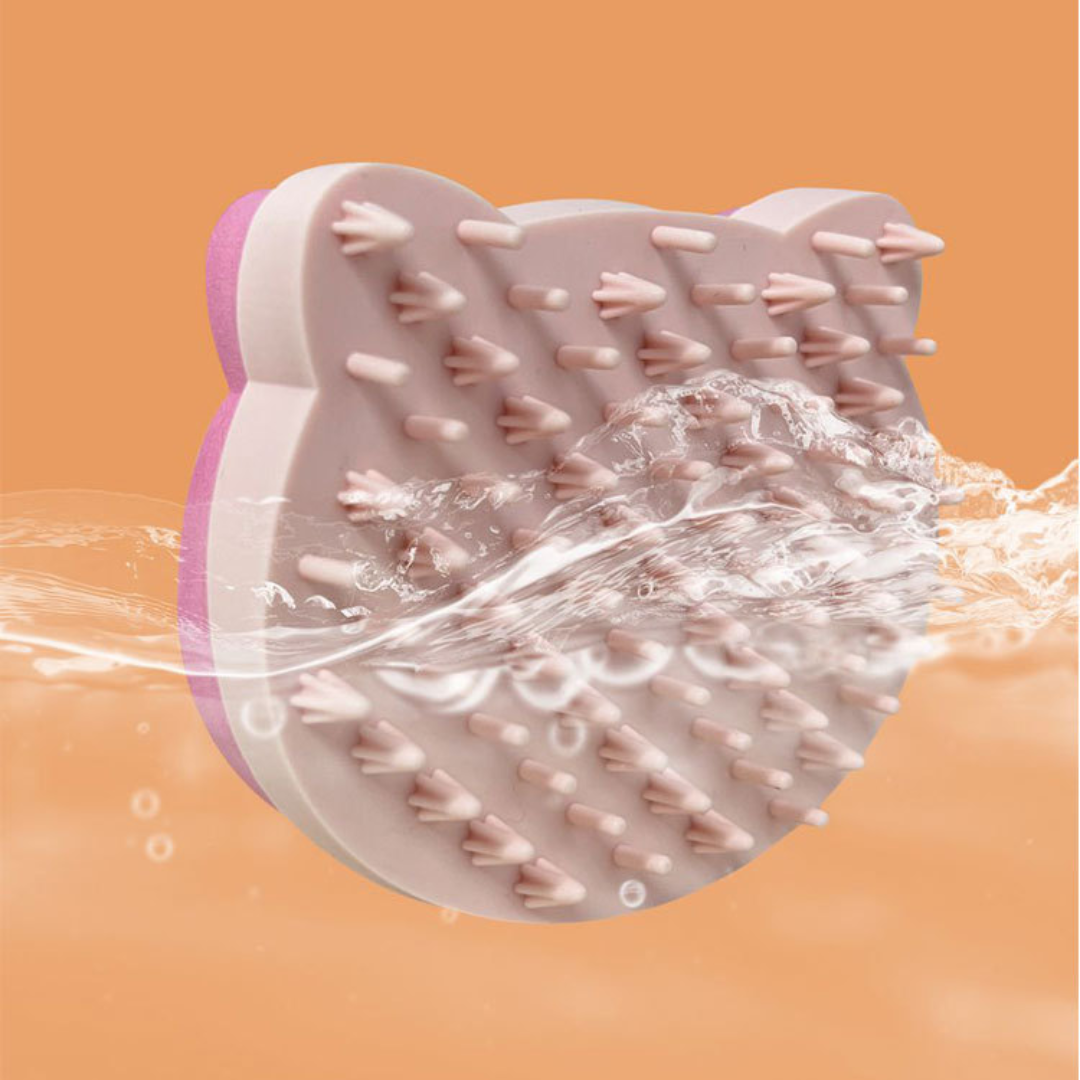 Multi Functional Pet Grooming Silicone Hair Removal Brush