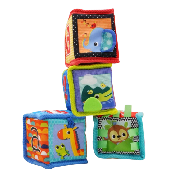 Pet Dog Crinkle Paper Sound Cube Box Toys