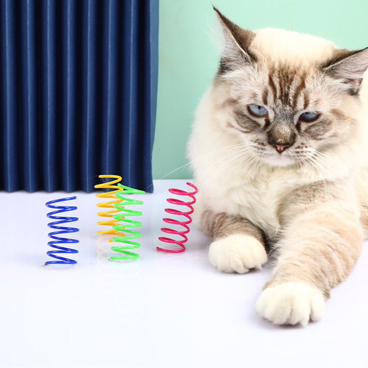 Colorful Springs Toy For Indoor Cats