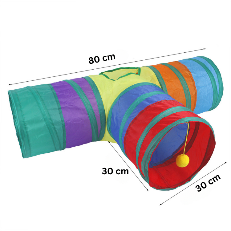 Foldable Cat Tunnel Toys For Indoor Cats