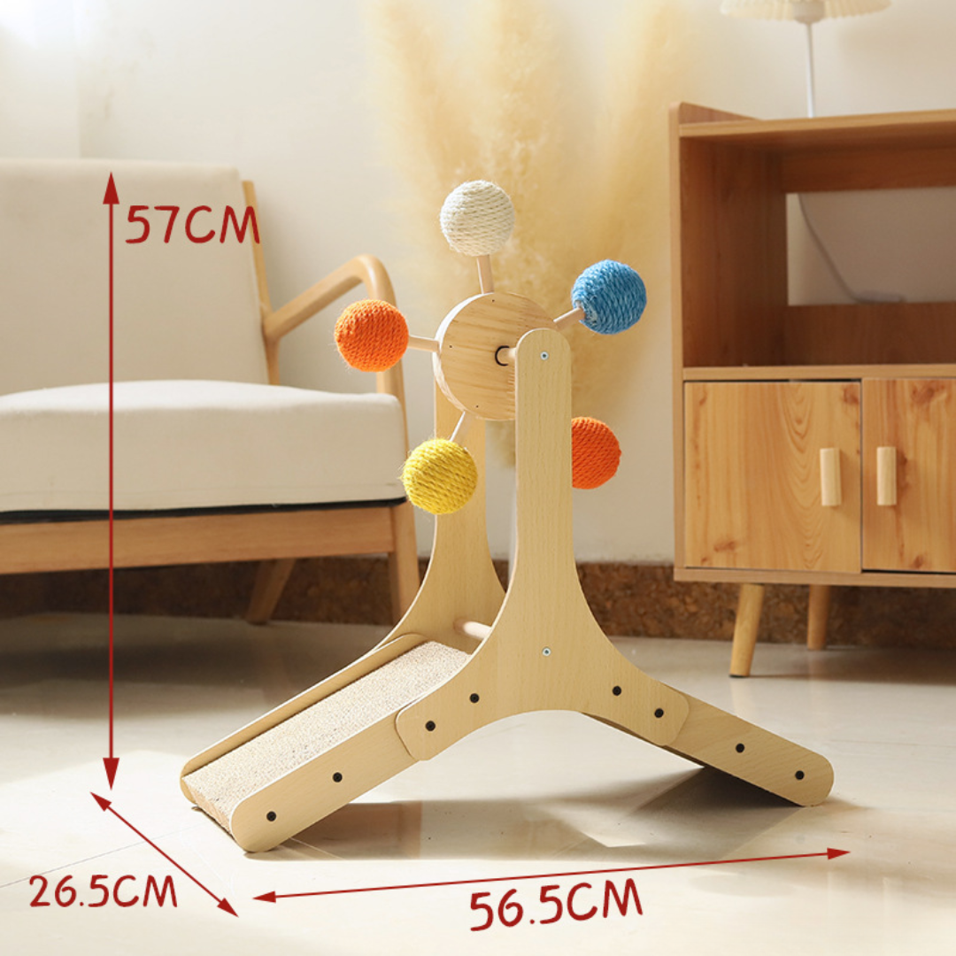 Interactive Ferris Wheel Cat Scratcher Toys