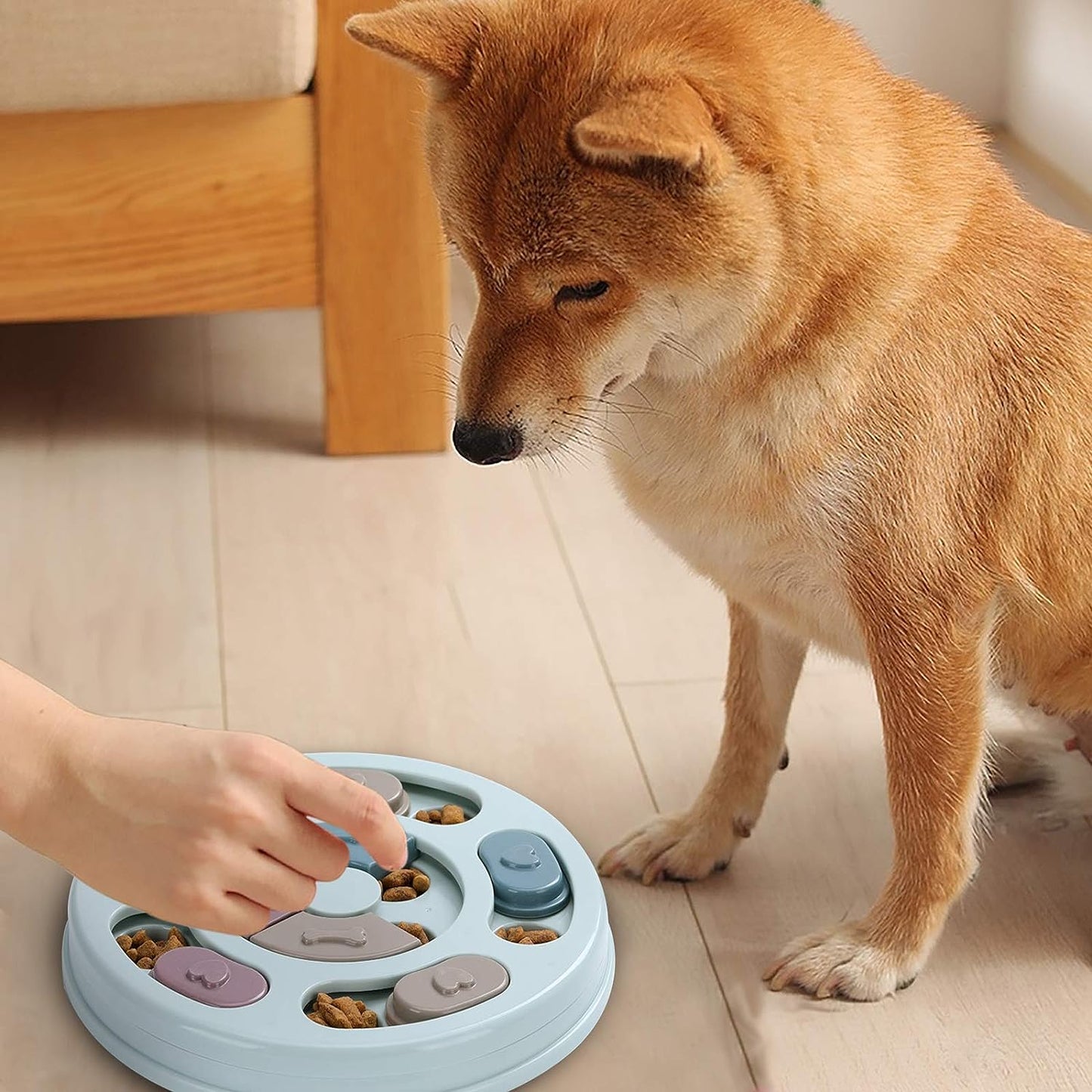 Dog Treat Puzzle Feeder Toy IQ Training