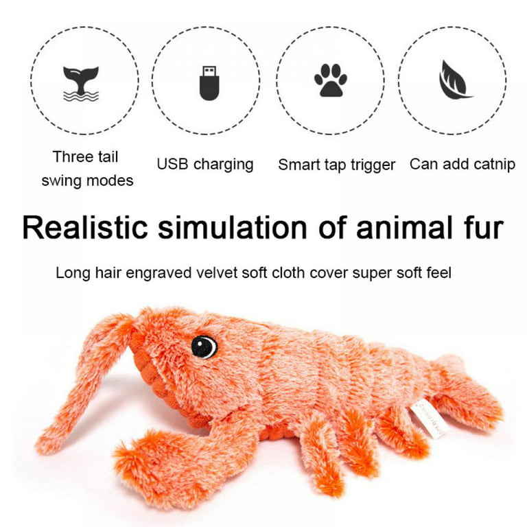 Electric Lobster Simulation Moving Cat Toys Wholesale Bulk