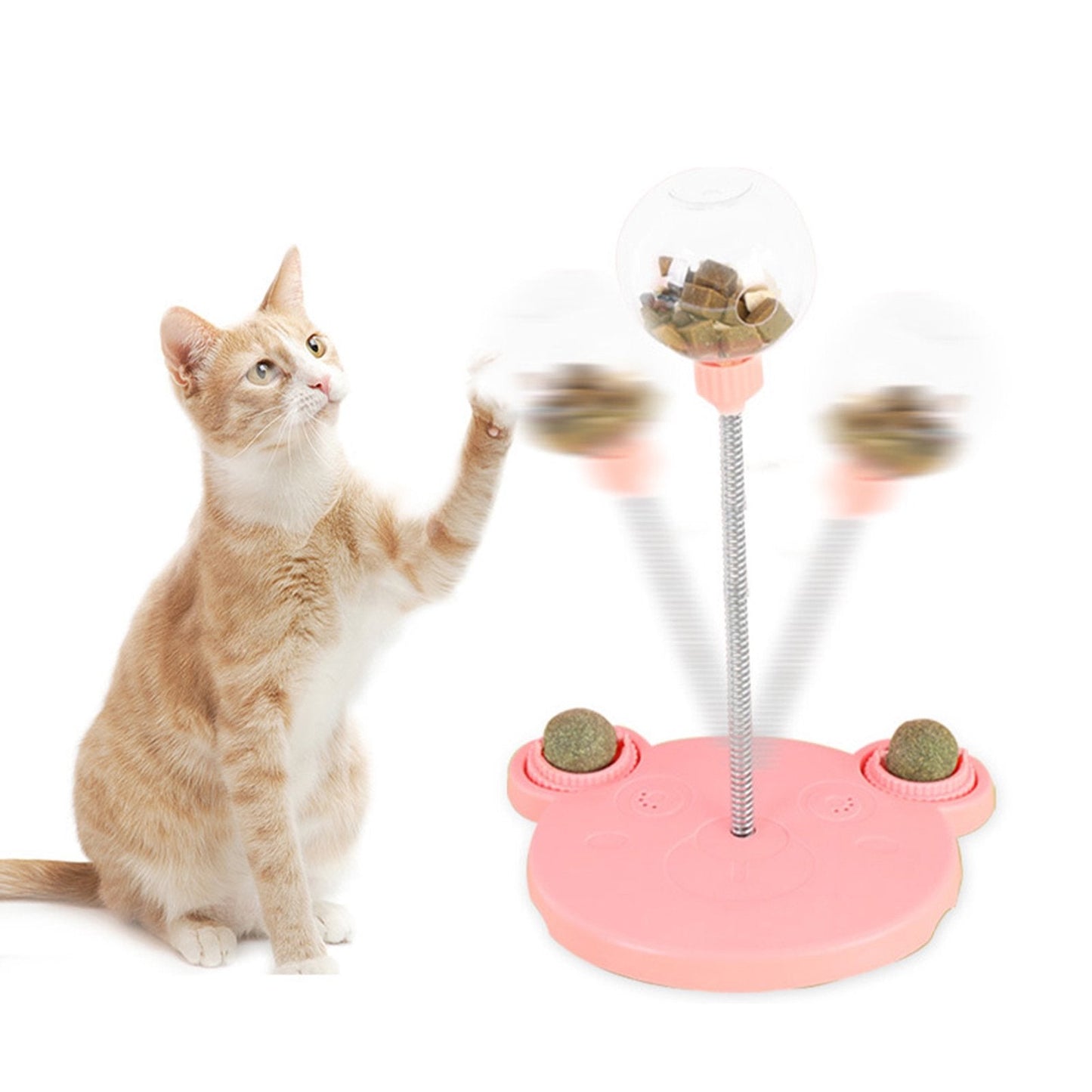 Leaking Treats Ball Pet Cat Feeder Toy