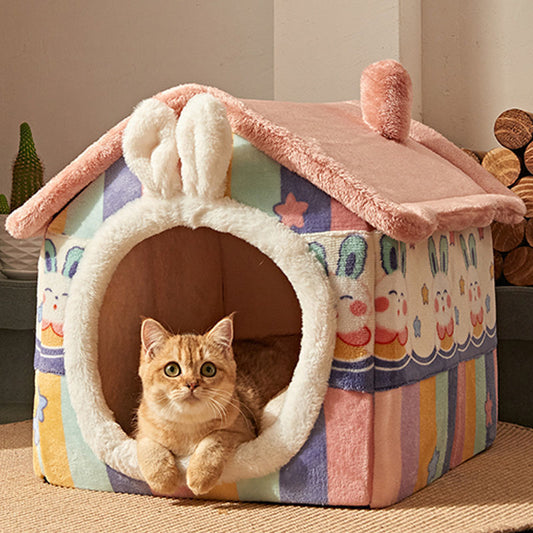 Universal Pet Cave Bed for Cats and Dogs