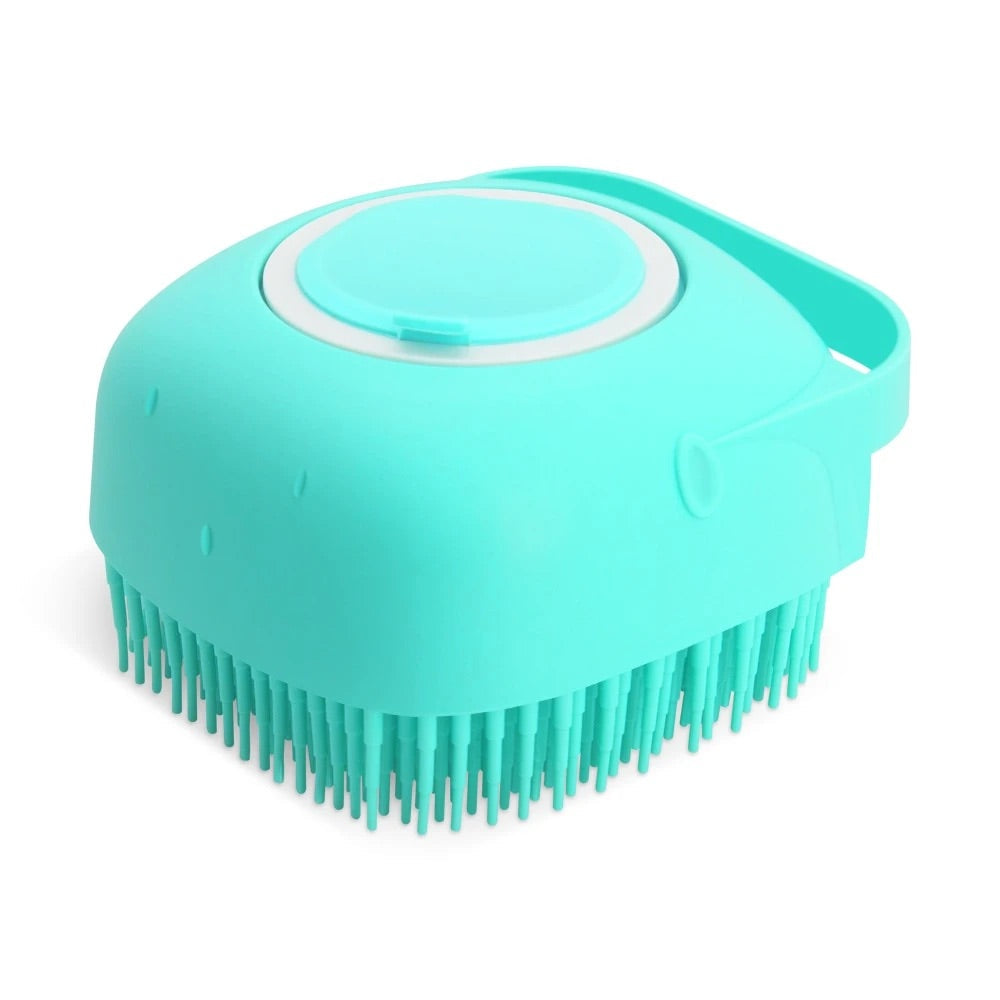 Pet Shampoo Dispenser Massage Brush